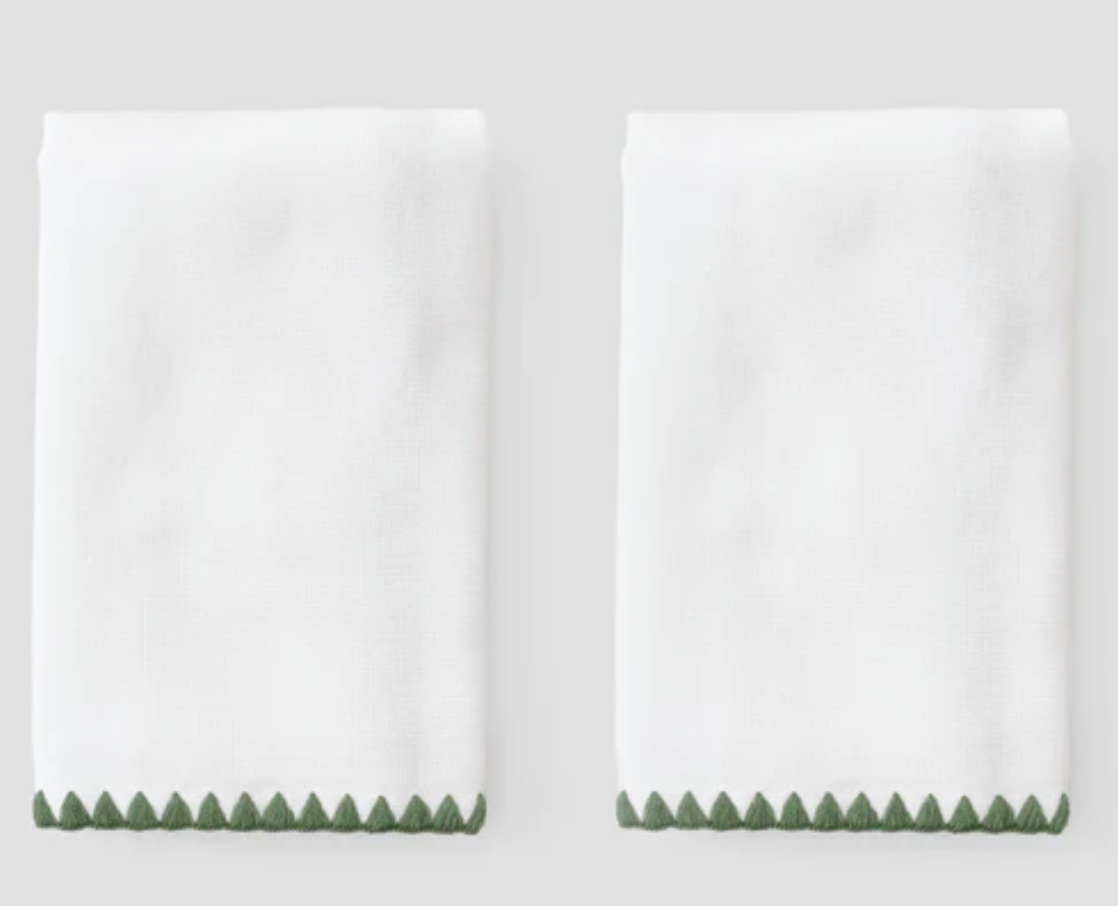 Fingertip Powder Bath Towels