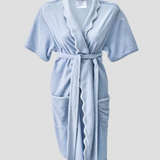 Women's Scallop Short Lightweight Robe
