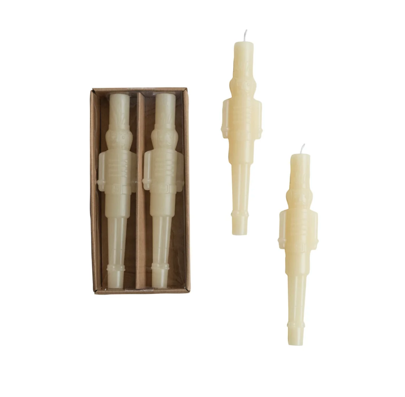 Nutcracker Shaped Taper Candles