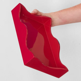 Lacquered Red Tray Small