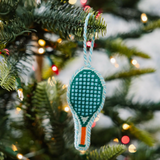 Needlepoint Tennis Racket