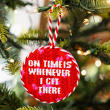 Needlepoint On Time Is Whenever I Get There