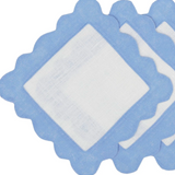 Sunflower Scallop Cocktail Napkin