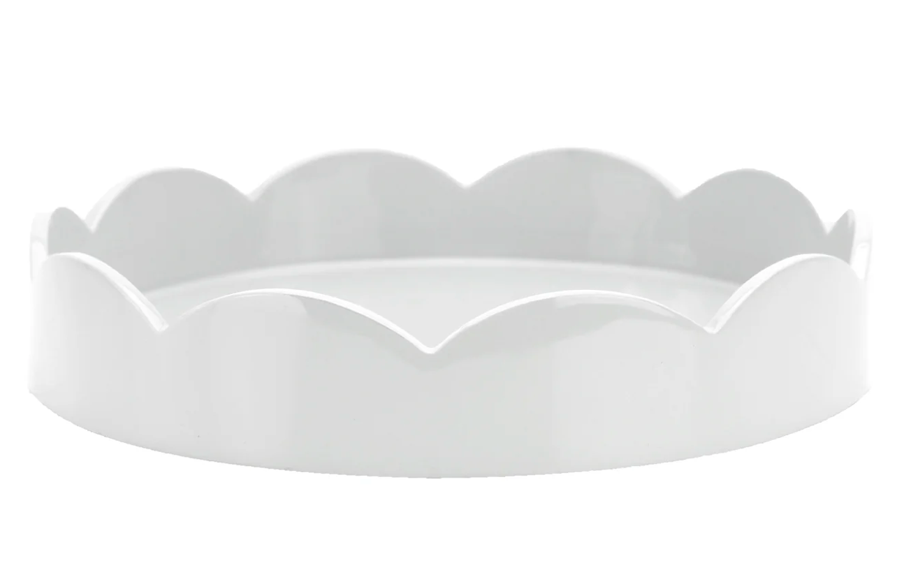 Scalloped Tray 8.5" x 8.5"