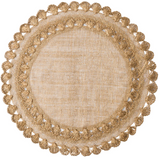 Isadora Round Placemat Gold