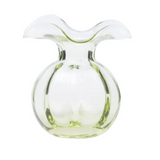 Hibiscus Glass Green Bud Vase