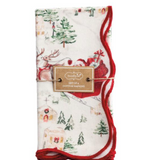 Christmas Scene Napkin Set of 4