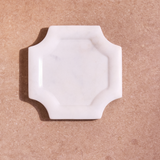 White Framed Marble Bottle Coaster