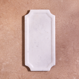 White Marble Framed Rectangle Board