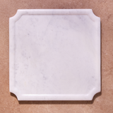 White Marble Framed Board Square