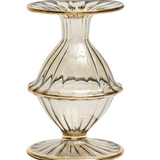 Blossom Candle Holder Smoke
