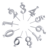 Number Candle Holder Set