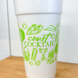 Court Cocktail Styrofoam Cups
