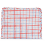 Roadie Zip Pouch Medium - Plaid Red