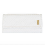 Jewelry Wallet- Woven Blanc