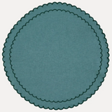Individual Placemat Blue With Green