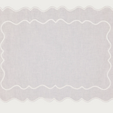 Individual Wavy, White with White