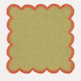 Aurora Green With Orange Coaster