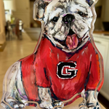 Georga G Acrylic Gameday Bulldog - Bitty