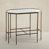 Barnes Iron Octagon Side Table 26.5"Wx23.25"H
