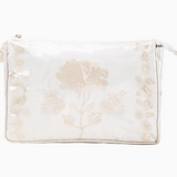 Peony Large Makeup Bag - Ivory