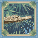 Silk Scarf Ocmulgee Alligator