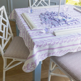 Scalloped Square Table Cloths