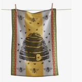 Bee Hive Jacquard Dishtowel