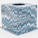 Marble Tissue Box - Mountain Blue Orche