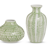 Green Bud Vases