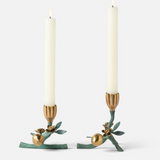 Antique Gold Candle Holders