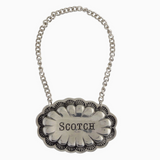 Pewter Western Decanter Tag