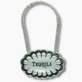 Pewter Western Decanter Tag