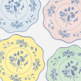 Vintage Botanical Dinner Plates