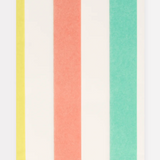 Multi Striped Paper Tablecloth