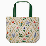 Garden Study Canvas Tote