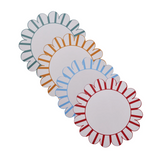 Scallop Stripe Wipeable Placemat