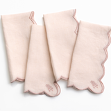 Pomegranate Scalloped Buti Napkins