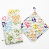 Festive Garden Oven Mitt Set