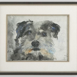 Dog Days Framed Print 28"Wx23"H