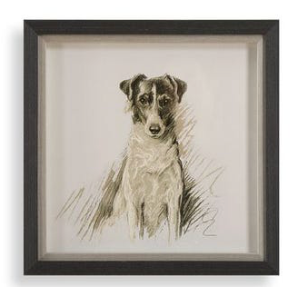 Framed Dog Prints 14"x14"