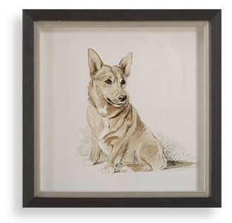 Framed Dog Prints 14"x14"