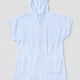 Adult Cover Up - Blue & White Stripe