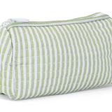 Quilted Pochette Bag - Pimlico Stripe Sage