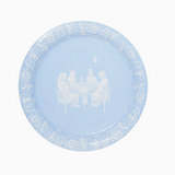 Mahjong Jasperware Inspired Salad Paper Plates - Set of 8