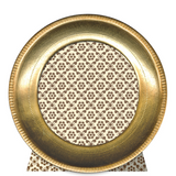 Round Gold Leaf Frame 4"