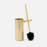 Redon Antiqued Brass Toilet Brush Holder