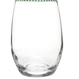 Peppermint Twist Glass