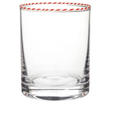 Peppermint Twist Glass