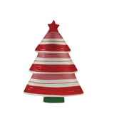 Striped Tree Shaped Platter